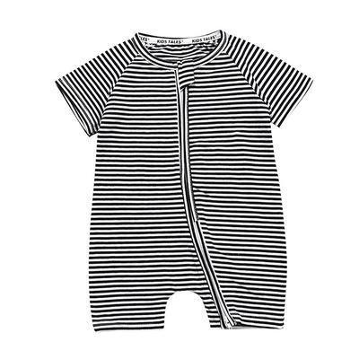 Modern Printed Newborn Baby Short Sleeved Cotton Jumpsuit Infant Cartoon Animal Costumes Clothing For Girls and Boys Kids