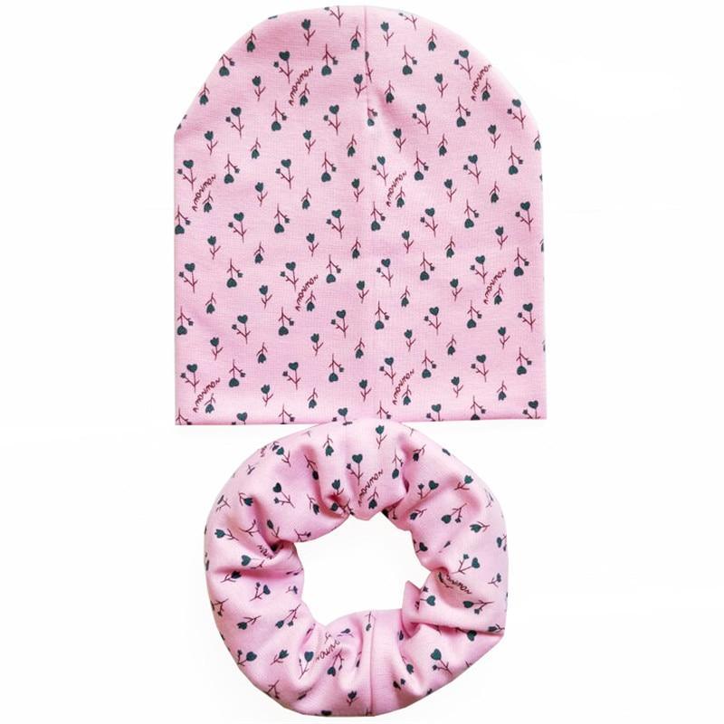 Modern Cartoon Cotton Baby Hat Winter Baby Girls Hat Newborn Boys Hats Kids Cap Scarf Set Children Beanies For Kids With Scarf