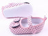 Baby Summer Shoes Anti-slip Sole Crib Shoe Bowknot Dot Print Casual For 3-12 Months Baby