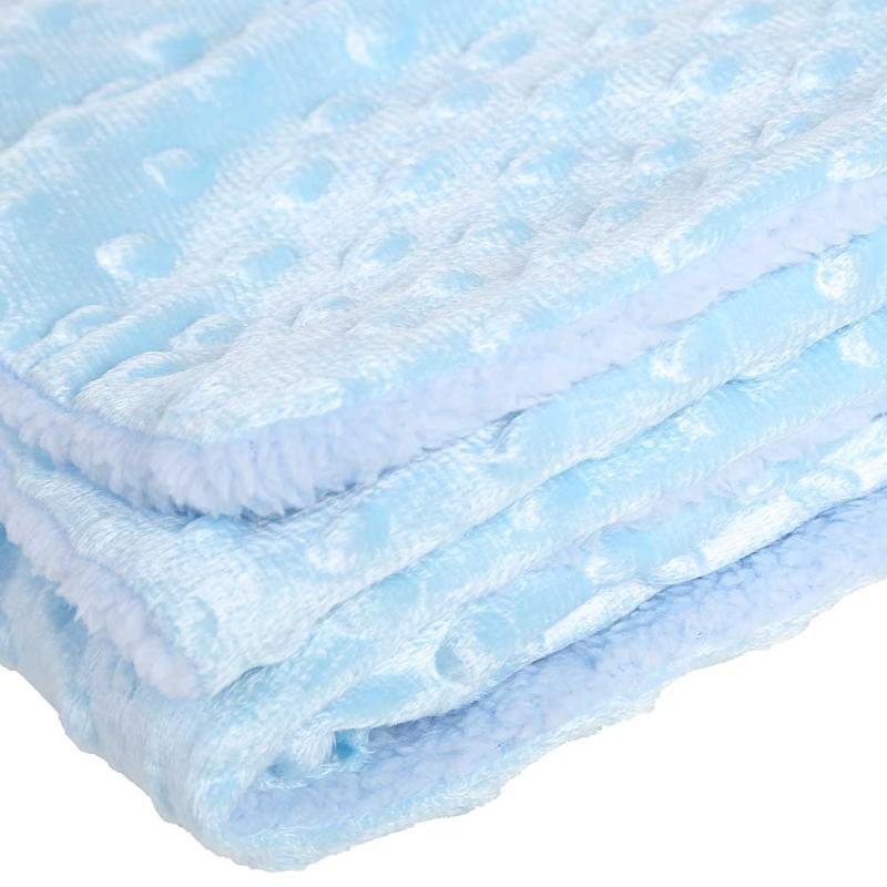 Modern Luxury New Baby Blanket Swaddling Newborn Thermal Soft Fleece Blanket Solid Bedding Set Cotton Quilt For Baby