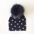 Luxury Modern Baby Hat Cotton Printing Hat With Pompon For Girls Autumn Winter Boys Caps Children Bonnet For Kids