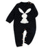 Handmade Modern Luxury Christmas Baby Rompers Newborn Rabbit Baby Jumpsuit Overall Long Sleeve  Baby Boys Clothes