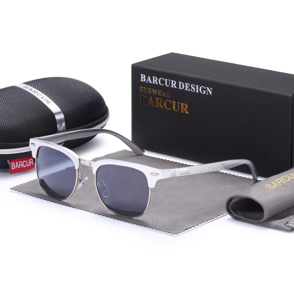 The Luxury Sunglasses Aluminium Polarized Male Eyeglasses Classic Punk  For Men and Boys With UV400 Protection