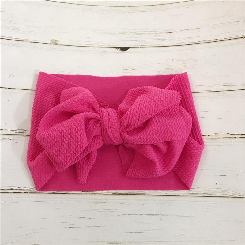 Modern retro Vintage Baby and Mom Textured Headwrap Pre-tied Turban Headband Bow Super Soft and Stretchy Hair Bows Kids Accessories for Girls and Moms