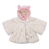 Winter Baby Girls Fur Warm with Cute Rabbit Ears Cloak Coat In Elegant Modern Style For Baby Girls