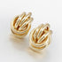 Modern Retro New Trend Flashbuy Gold Alloy Drop Earrings For Women  In Simple Exaggeration Elegant Style