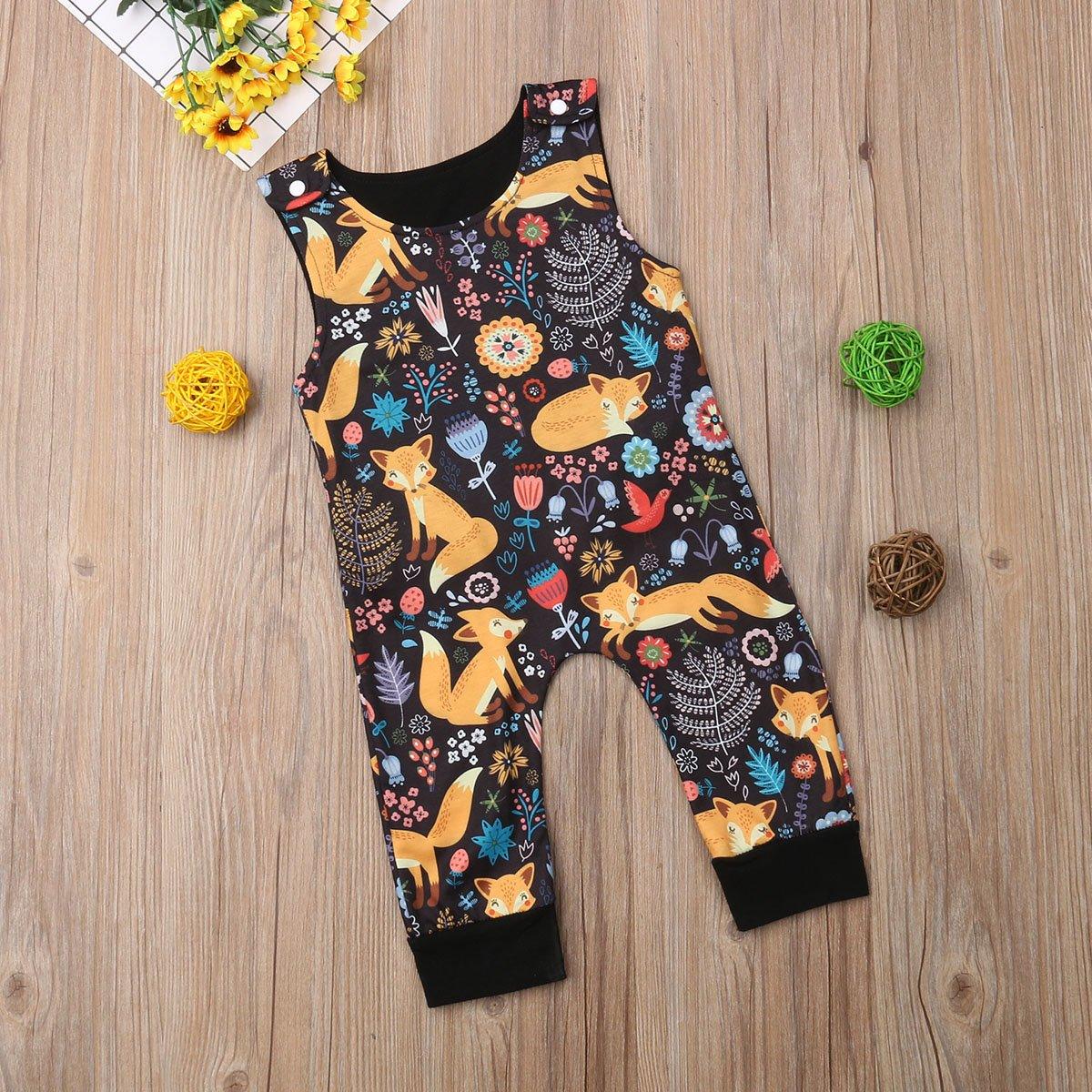 Baby Girls Rompers Fashion Spring Clothes Sleeveless Jumpsuit OutfitsIn Colorful Modern Design