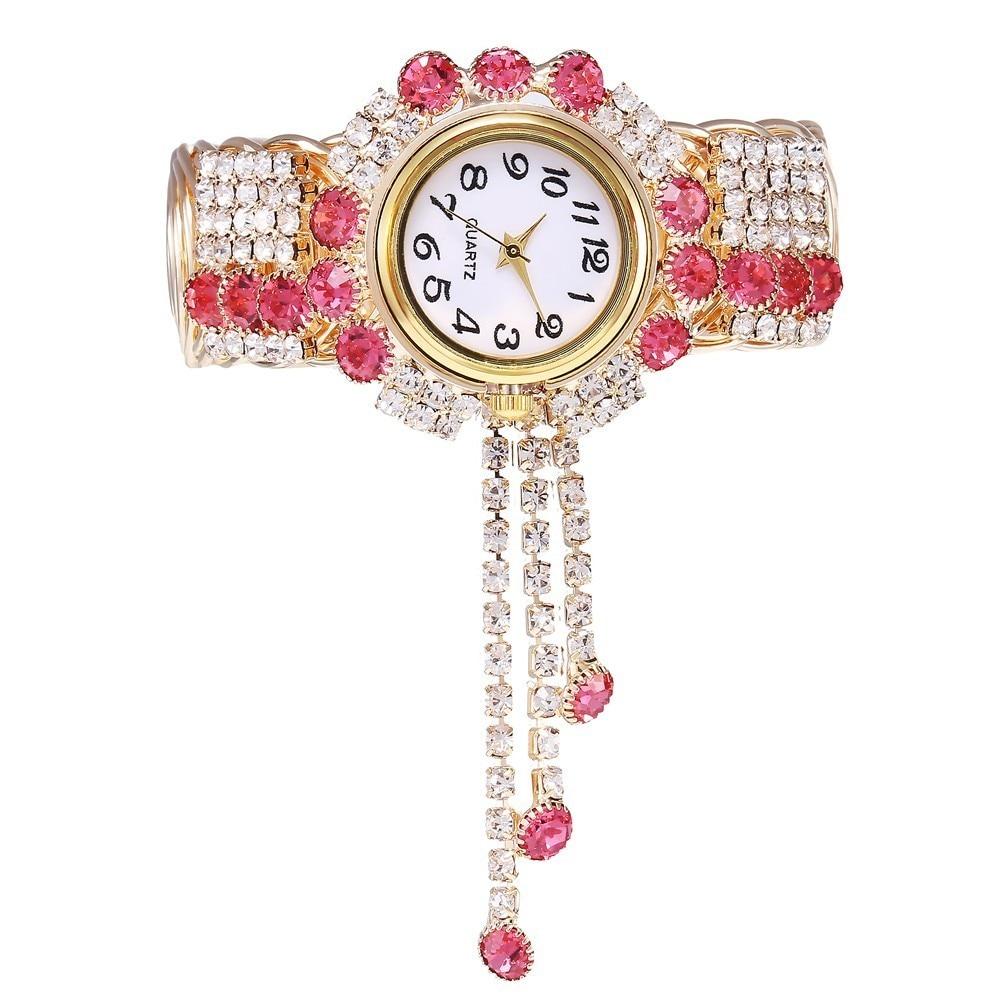 New Luxury Rhinestone Bracelet Watch Women Watches Ladies Wristwatch Clock For Female and Girls