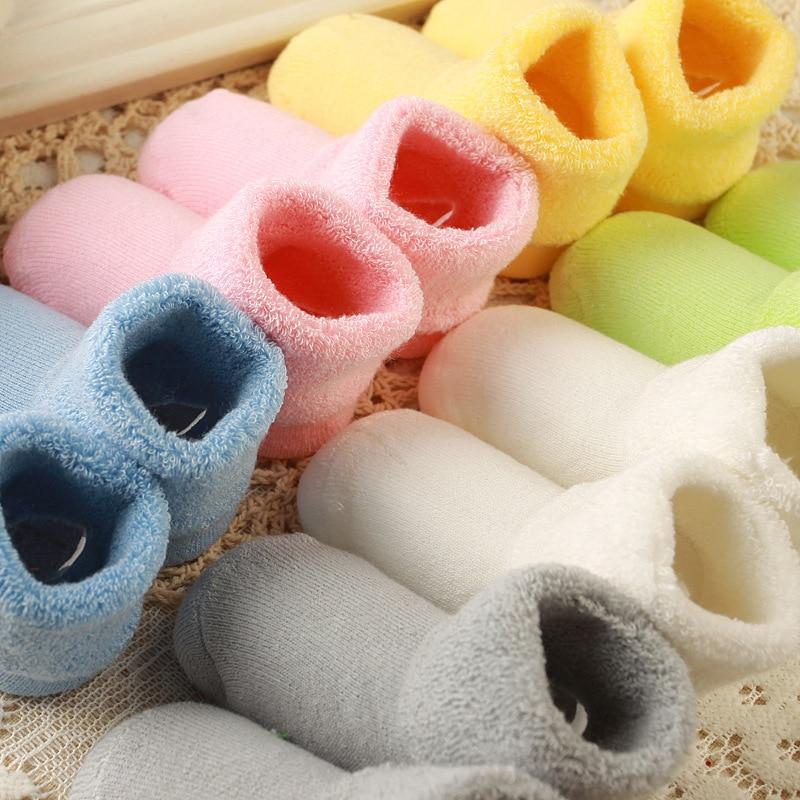 Cotton Newborn Baby Durable Anti Slip Floor Socks For Baby Boy And Baby Girl Perfect Baby Shower Gift