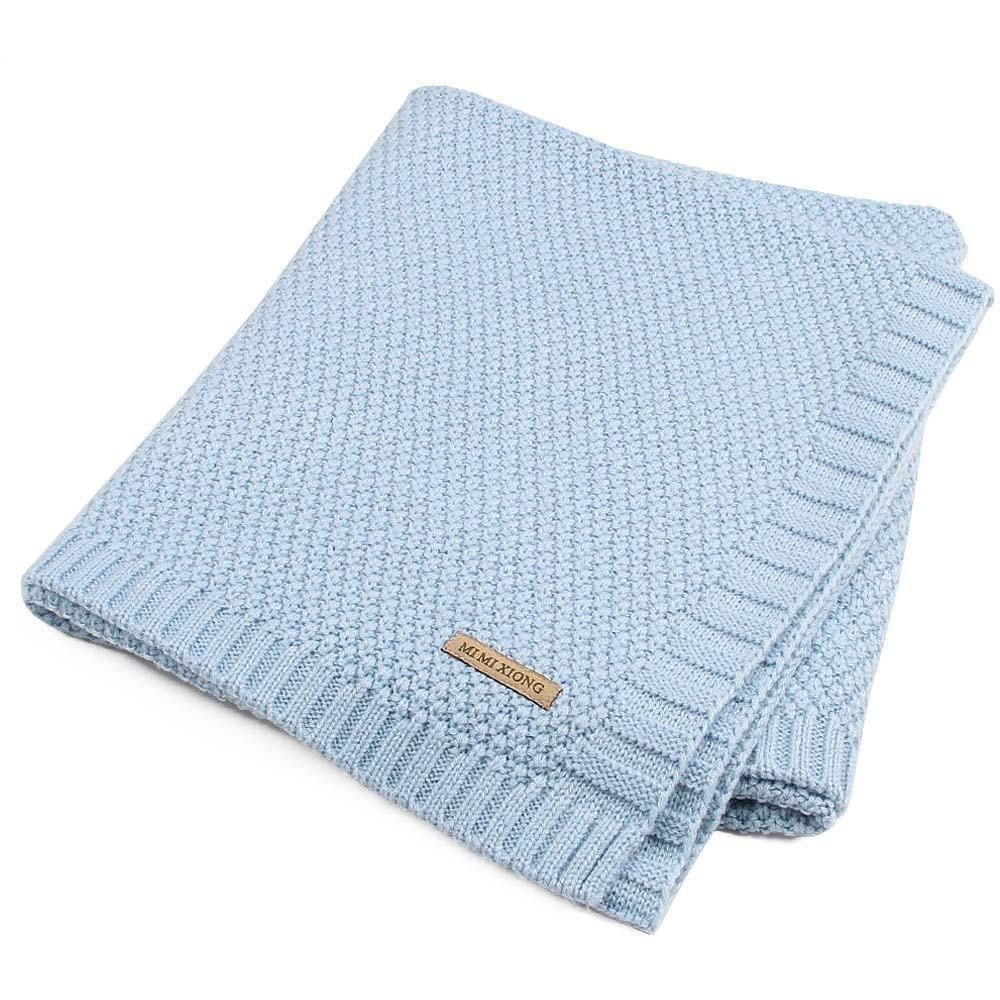 Baby Blanket Knitted Newborn Swaddle Wrap Blankets Super Soft Toddler Infant Bedding Quilt For Bed Sofa Basket Stroller