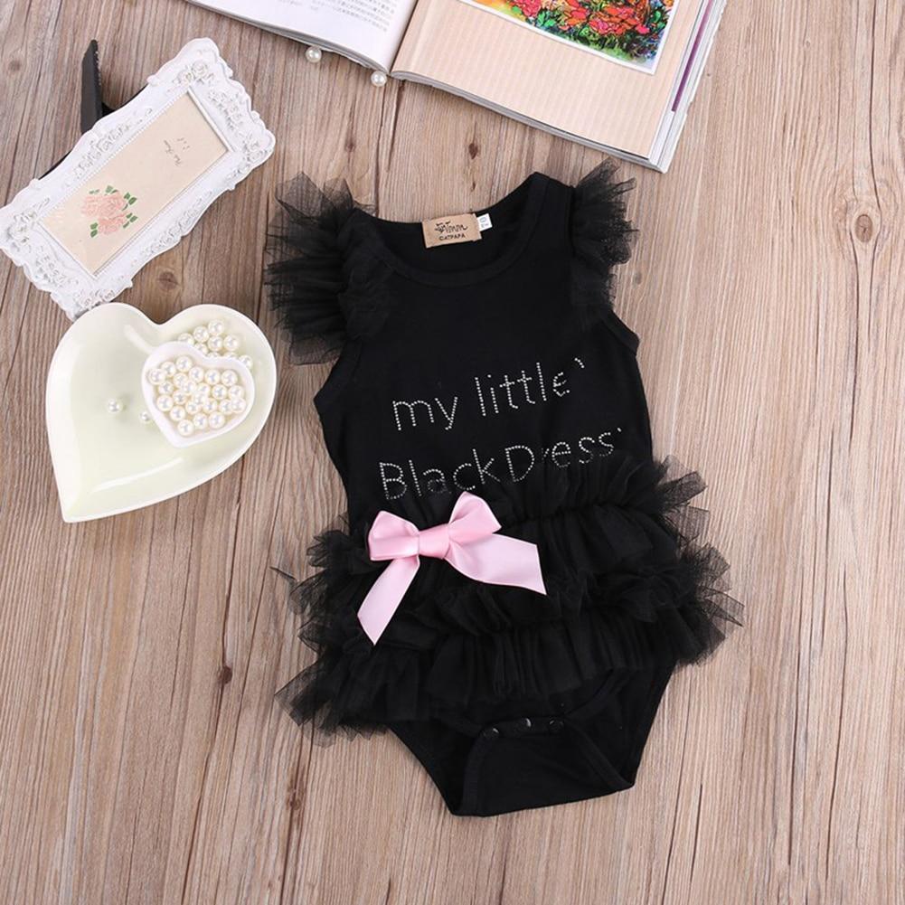 Infant Girls Bodysuits No Sleeve Baby Clothes Summer Newborn Baby Clothes Outfit Infant Romper Jumpsuit for Girls