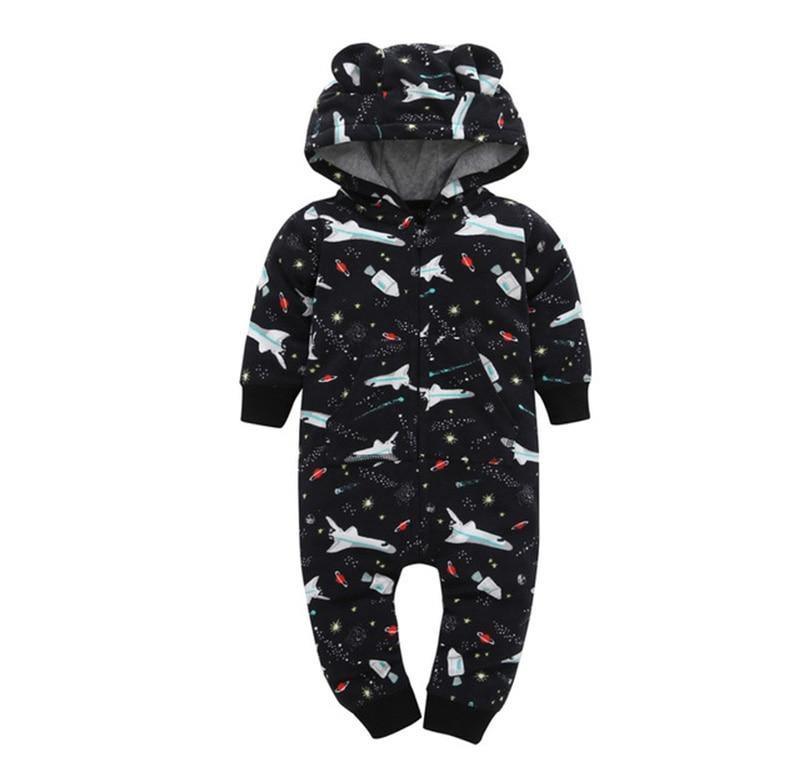 Modern Infant Baby Rompers Coral Fleece Animal Overall Baby Halloween Xmas Costume Clothes Baby jumpsuit Romper For Kids