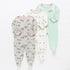 3pcs Set Baby Romper Newborn Sleep suit Flower Baby Rompers Infant Baby Clothes Long Sleeve Newborn Jumpsuits Pajamas for Kids