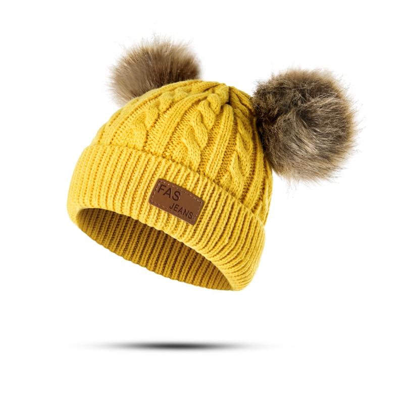 Luxury Baby Hat Pompon Hat Knitted Cute Cap For Girls & Boys Casual Solid Color Girls Baby Style In Great New Modern Trend Design