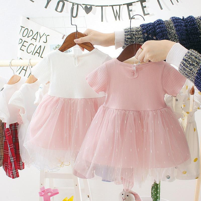 Modern Casual Summer Toddler Infant Girls Cotton Tutu Dresses Girl Princess Dress