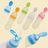 Safety Infant Baby Silicone Feeding With Spoon Feeder Food Rice Cereal Bottle For Best Gift For Kids and Baby