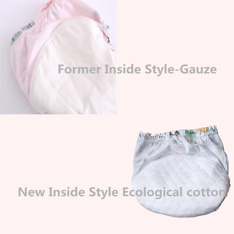 6 Layer Baby Cotton Training Pants Panties Cloth Diapers Reusable Child Nappies Breathable Diaper