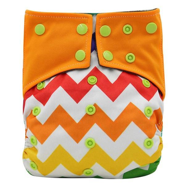 All-In-One  Cloth Diaper for Baby Bamboo Charcoal Eco-friendly Baby Cloth Diaper In Modern New Design