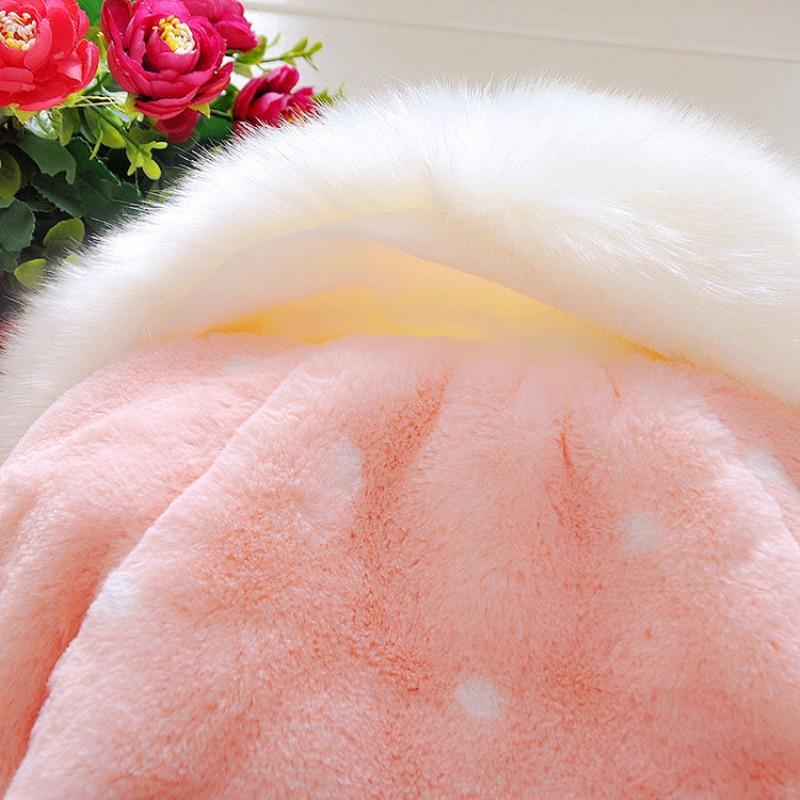 Baby Toddler Clothes Cute Fleece Fur Winter Warm Coat / Jacket for Kids Outerwear In Modern New Style