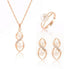 Amazing Jewelry Sets Cultural African Bridal Gold Color Necklace Earrings Ring Wedding Crystal Women Fashion Jewelry Set