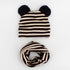 Baby Hat Cotton Ear Cap For Boys And Girls Winter Hat Scarf Set Children Boys Cap Scarf