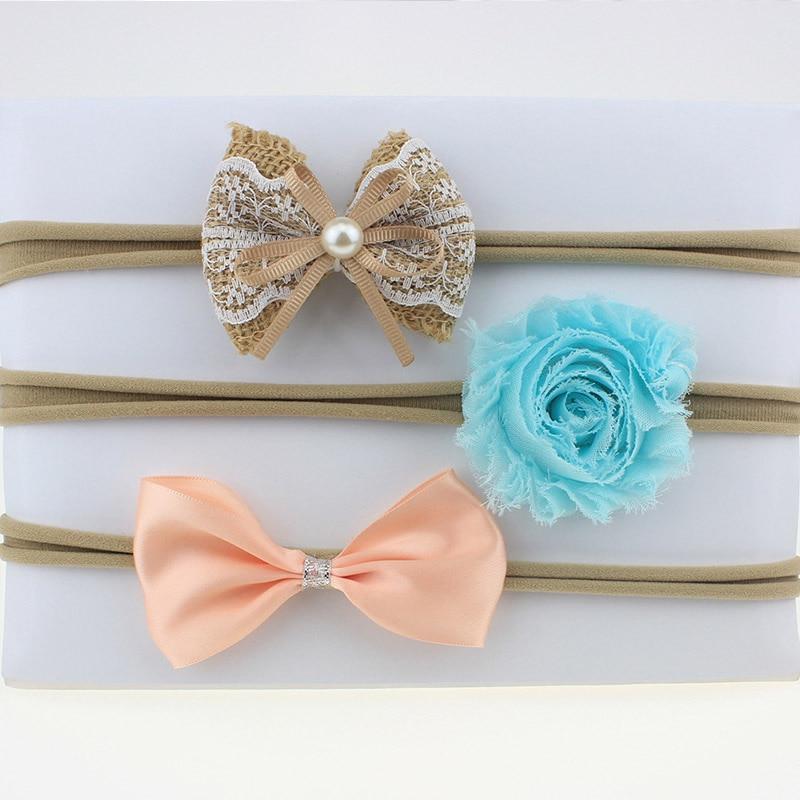 Flower Trendy Baby Headband For Girl Bows Crown Head Bands Cute Newborn Headbands Hairbands Baby Hair Accessories