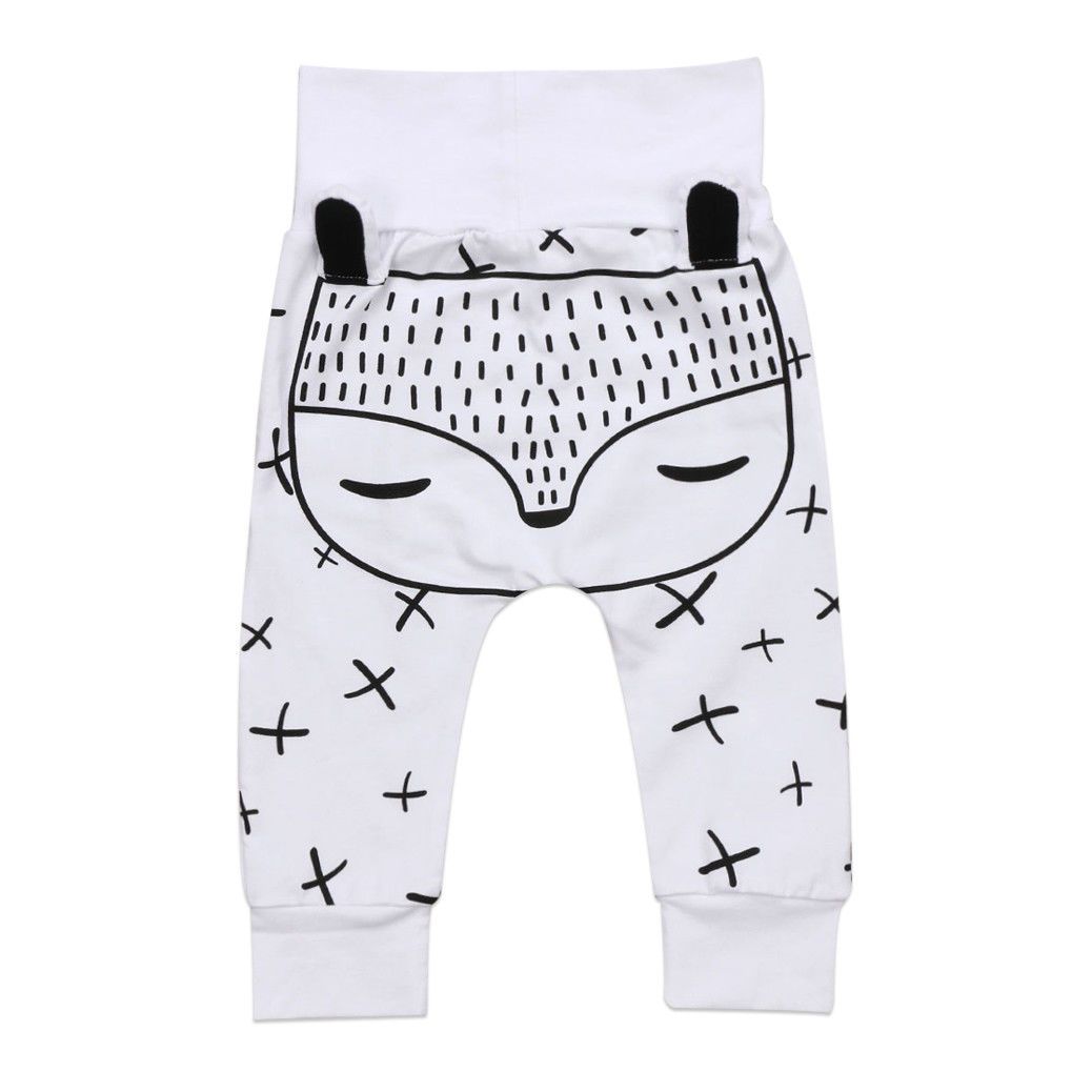 Baby Pants 0-24M Kids Newborn Baby Boys Girls Long Pants Trousers Leggings Bottoms