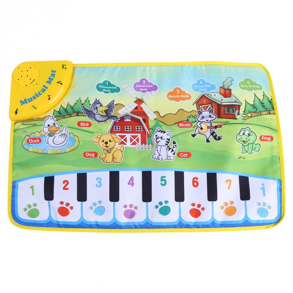 Baby Music Play Carpet Mat Children Kid Crawling Piano Carpet Educational Musical Toy Kids Touch Paly For Kids