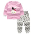 Modern Luxury Baby Boy Clothes Cotton Clothing Sets Cartoon Long-sleeved T-shirt Pants Infant Clothes 2pcs Ste For Boys and Girls Kids