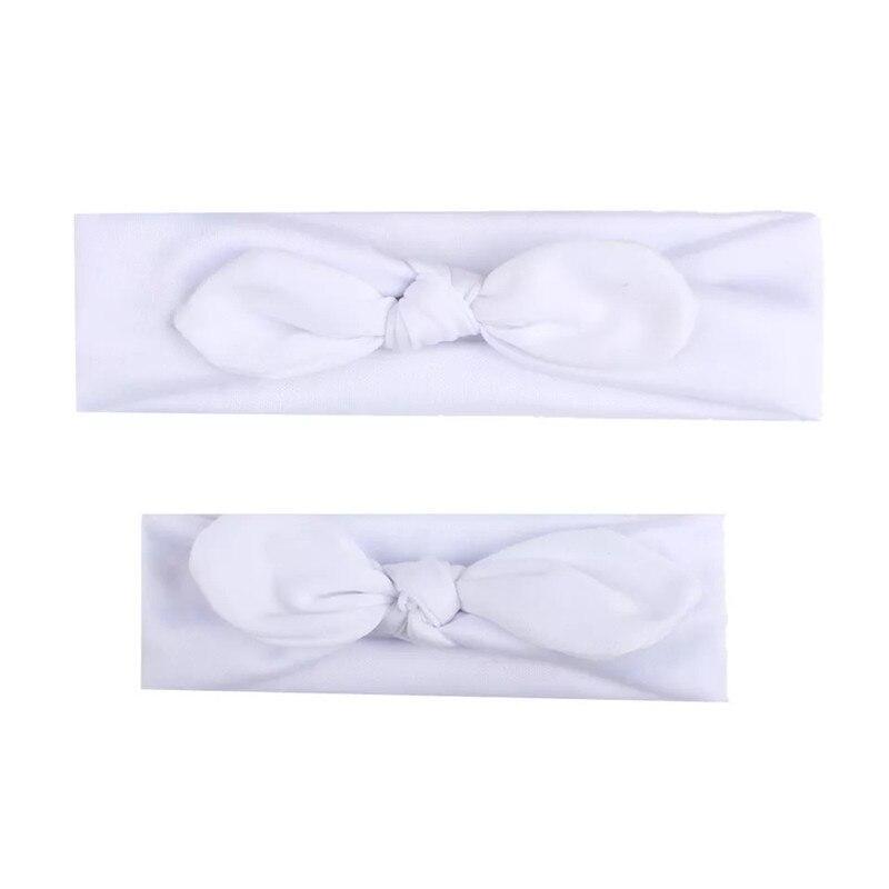 Mother & Baby Headbands Print Floral Elastic Hair Bands Parent-Child Hair Accessories Bow For Baby Girls Bow in Modern Design