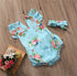 2pcs/Set Newborn Baby  Sleeveless Cotton Baby Rompers With Headband for Girl/Boy Clothes Casual Design With Bow