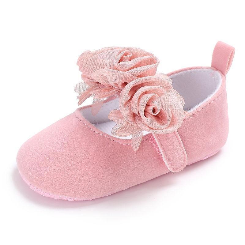 Infant Newborn Soft Sweet Baby Shoe Kids Wedding Party Dress Footwear Children Princess First Walker Baby Girl Shoes