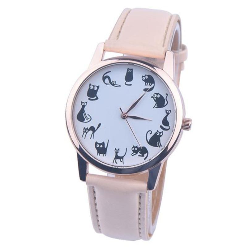 Women Cat Watch Classic Quartz Watch Brand Casual Elegant Watch in 8 Colors Hot Sale For Women Ladies and Girls