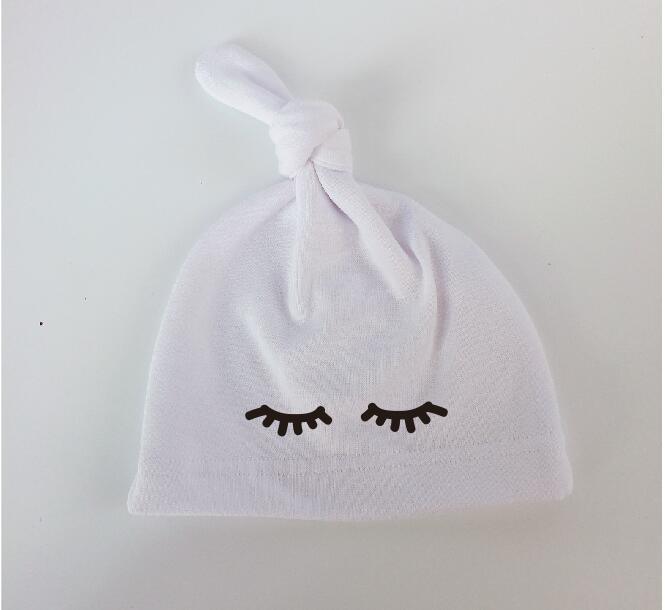 Newborn Baby Sleeping Cap Hat Kids Children's Eye Girl Hat Boy Cap Cotton Sleeping Cap For Baby