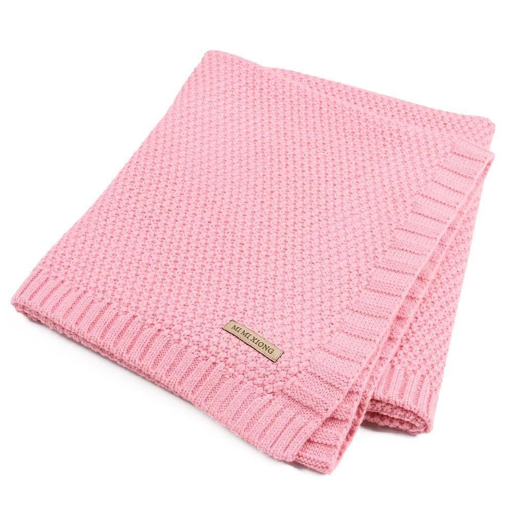 Baby Blanket Knitted Newborn Swaddle Wrap Blankets Super Soft Toddler Infant Bedding Quilt For Bed Sofa Basket Stroller