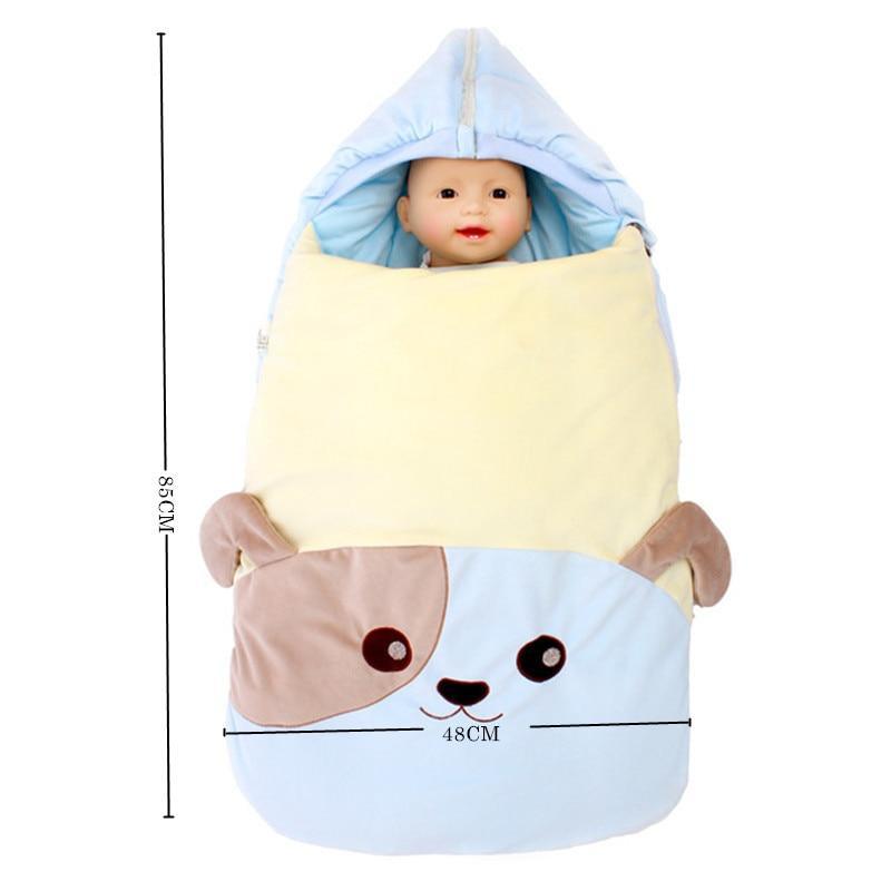 Newborn Sleeping Bag Baby Stroller Swaddle Wrap Blankets Warm Infant Sleep Sack Envelope blanket