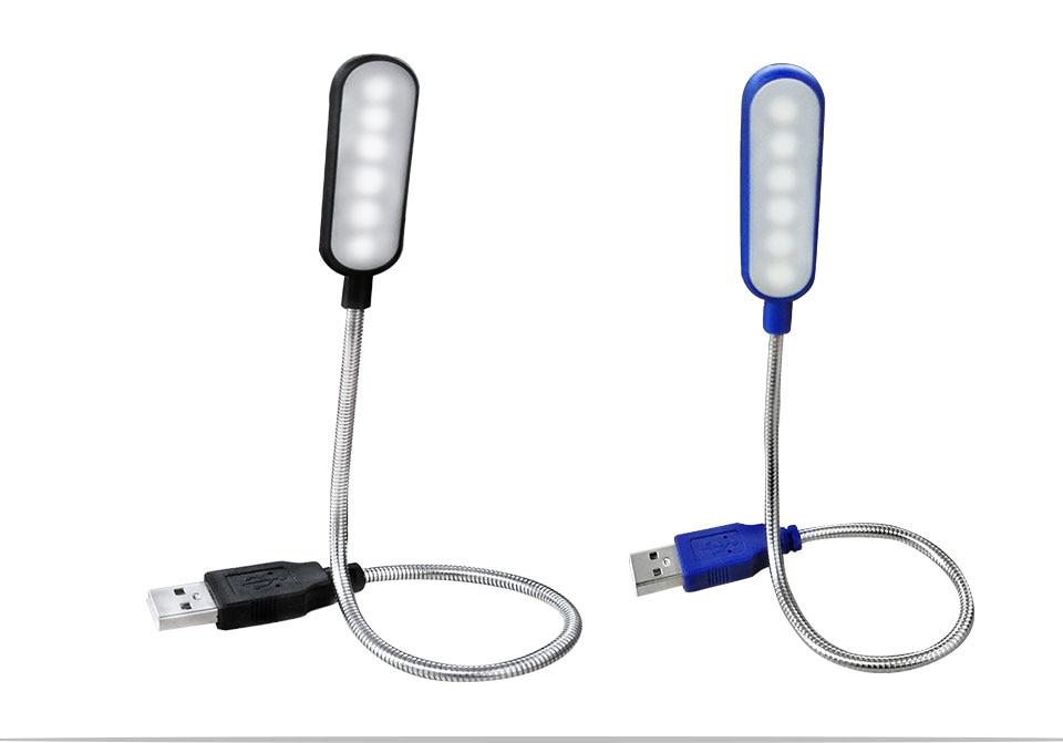 STEVVEX Portable USB LED Mini Flexibile Light For Reading Books USB Lamp for Power Bank Laptop Notebook or  PC Computer