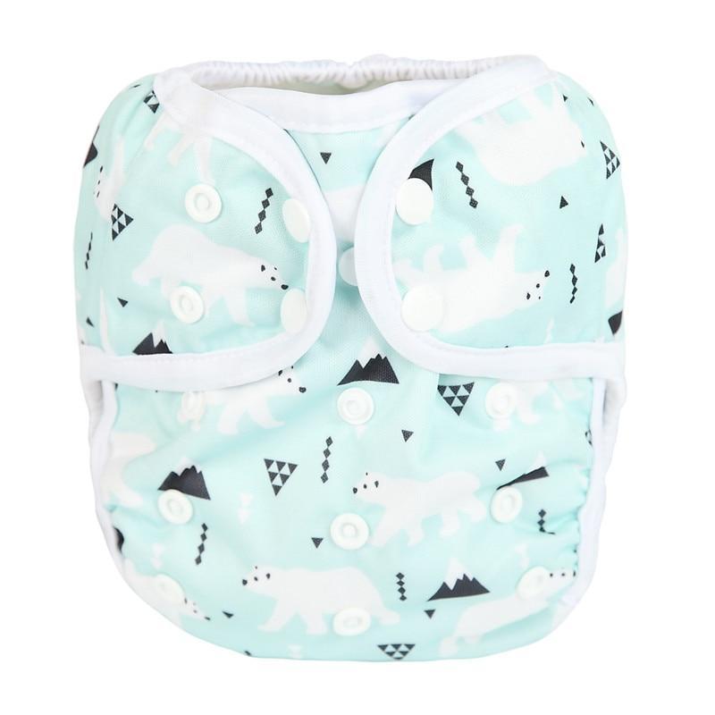 One Size Baby Cloth Diaper Cover Nappy Waterproof Double Gusset Design Adjustable Diapers For Babies