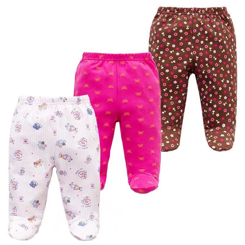 3PCS Baby Pants 100% Cotton Baby Girls and  Boys Clothes Unisex Casual Bottom PP Pants Newborn Baby Clothing For Children