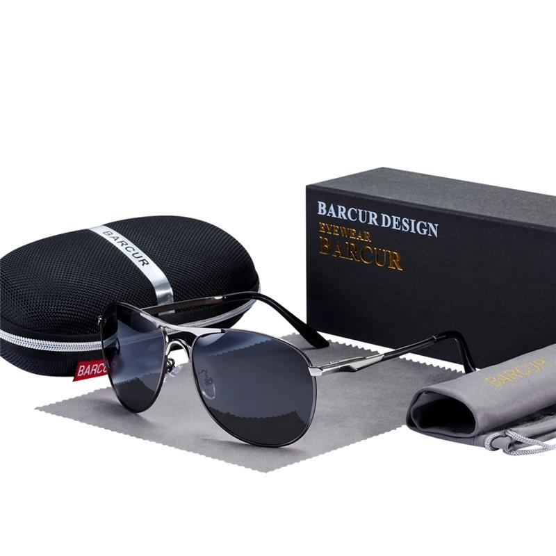 High Quality Modern Elegant Luxury Aviation Pilot Polarized Sunglasses With UV400 Protection