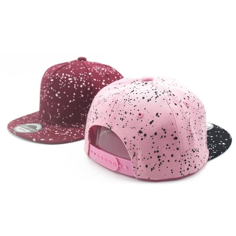 Luxury Shiny Children Snapback Hip Hop Snowflake Fashion Running Baseball Cap for Boys and Girls Modern Baby Caps