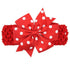 Modern Luxury Children Dot Bow Wide Hair Head Band Headband Headwear For Girls Baby