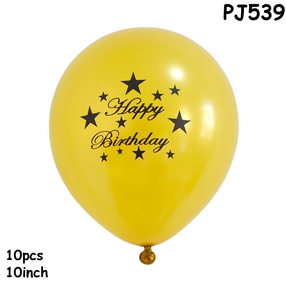 Luxury NEW High Quality Decor Ballons 10/20/30/40pcs Happy Birthday Balloon Latex Ballon Inflatable Birthday Party Decoration Baloons Anniversaire