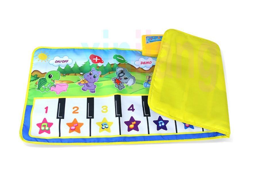 Baby Mat Musical Carpet Music Mat Piano Mat & 8 Instrument Tone Early Educational Toys For Kids Piano