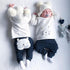 Newborn Baby Boys Clothes Bear Warm Winter Tops T-shirt Pants Outfits Clothes Set Clothes For Boys In Modern Style