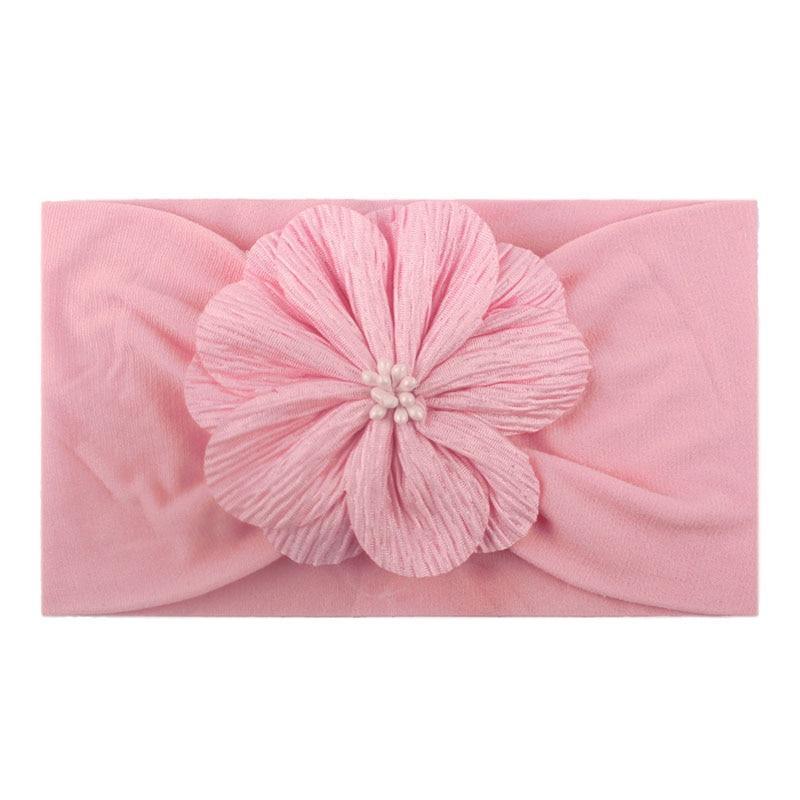 Modern Baby Headband Turban Flower Bow Newborn Baby Girl Headbands Elastic hairband For Girls Baby