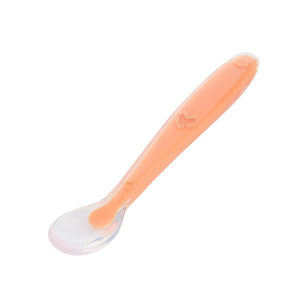 Baby Spoons Feeding Dishes Tableware For Children Flatware Cutlery Spoon Silicone Tools-for-patchwork Lot Soup Ladle