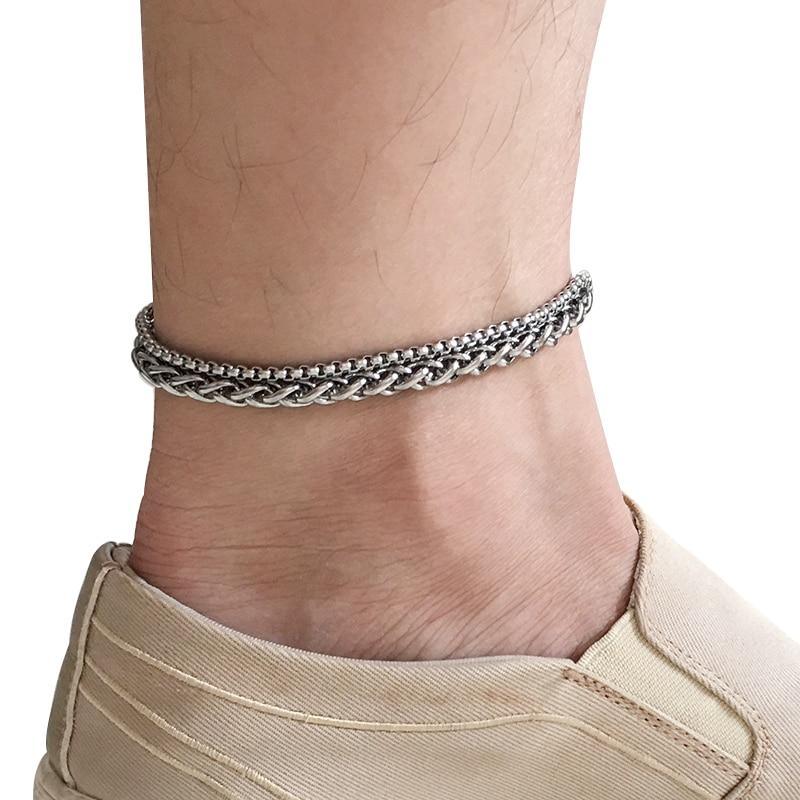 High Quality Stainless Steel Anklets For Women Foot chain Jewelry Ankle Bracelets For Men or Women