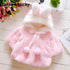 Luxury Mdern Warm Baby Girls Cute Winter Rabbit Hood Outwears Newborn Clothes For Girls In Modern Elegant Design