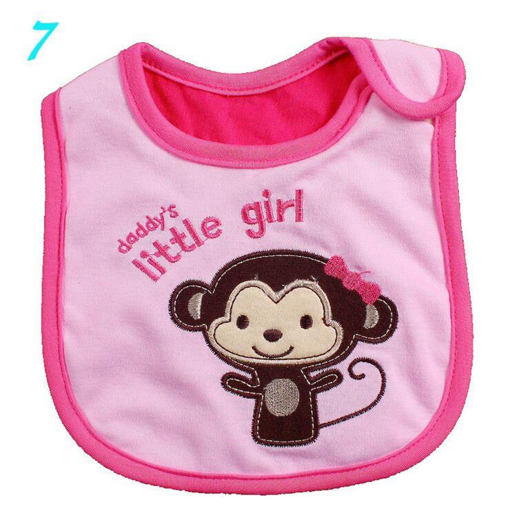 Cartoon Cotton Baby Bib Infant Saliva Towels Baby Waterproof Bibs Newborn Wear Babies Accessories